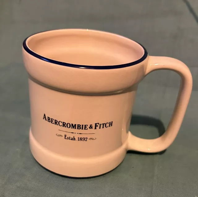 Abercrombie & Fitch ~ Prinknash Pottery ~ 4 Finger ~16 Oz Mug ~ England