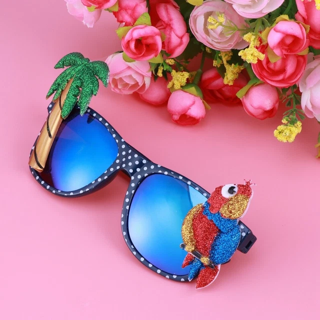 Amosfun Halloween Brillen 2 Stück - Spielkarten Motive Poker Party Accessoires