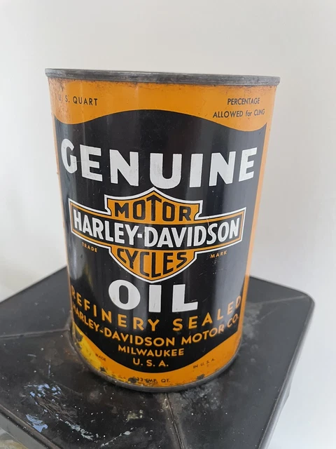 old harley davidson oil can
