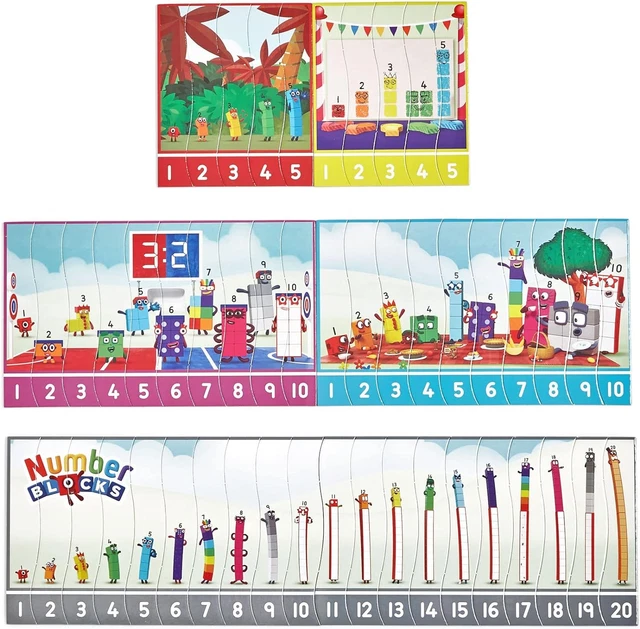 LEARNING RESOURCES NUMBERBLOCKS Sequencing Puzzle Set, Numberblocks ...