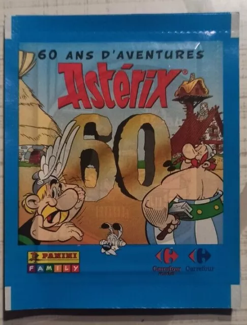 Lot de 100 Pochette Panini 60 ans Asterix Neuf 2019