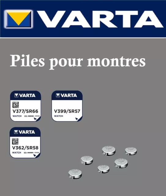 Pile bouton oxyde d'argent Varta 396