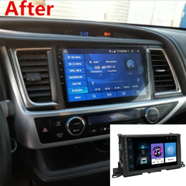 Android 9.1 Car Stereo Radio GPS Navigation 2+32GB For 2015-19 Toyota Highlander