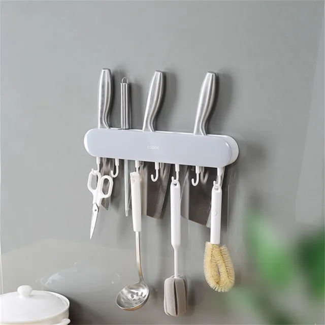 Cutter Rack Wall-mounted Smooth Edges Flatware Drying Hook Included Cutlery