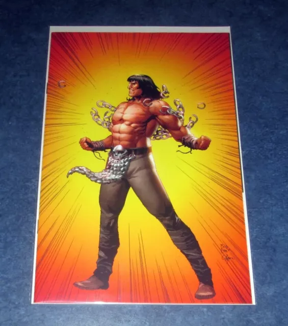 CIMMERIAN RED NAILS #1 1:10 Fritz Casas variant SUPERMAN #233 HOMAGE ABLAZE NM