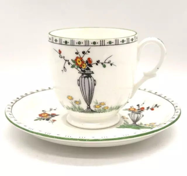 Shelley Cup & Saucer " Urn of Flower 11600 Made in England.