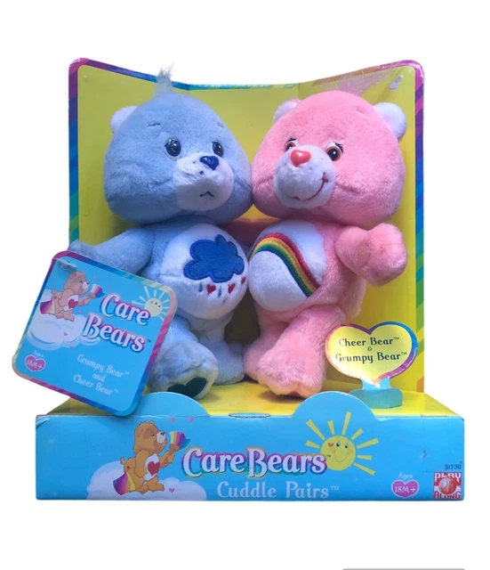 CARE BEARS CUDDLE Pairs Grumpy Bear and Cheer Bear 2003 Vintage New in ...