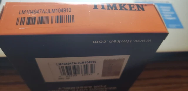 Timken LM104947A/JLM104910 Bearing & Race Set