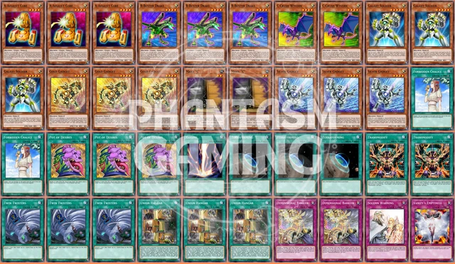 Near Mint Yugioh Cards ABC Dragon Buster Deck Core With Gold & Silver  Gadgets - YuGiOh Mint/NM Condition TCG Deck Bundle
