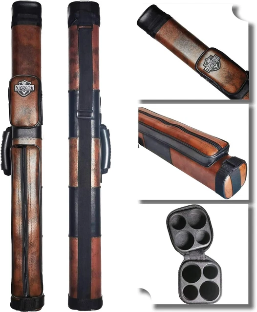 2X2 HARD CUE Case Square Pool Cue Billiard Stick Carrying Case 59.99