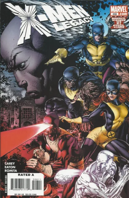X-Men Legacy Comic 208 Cover A First Print 2008 Mike Carey Chris Bachalo Marvel