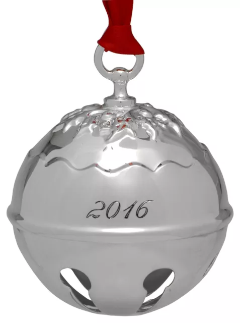 Reed & Barton Holly Bell Ornament 2016 Holly Bell Silverplate - Boxed 10928665