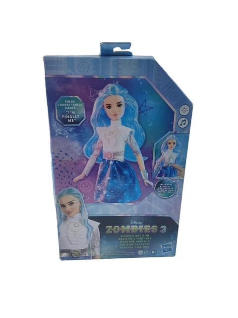 Disney Zombies 3 Singing Addison Fashion Doll, Light-Up Alien Doll with  Music and Singing 