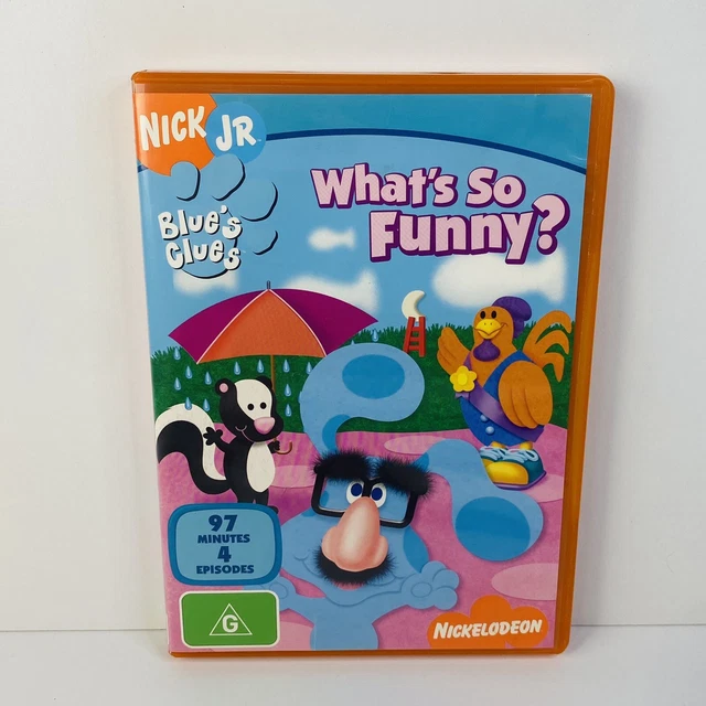  rare blue s clues what s so funny dvd region 4 fast free post