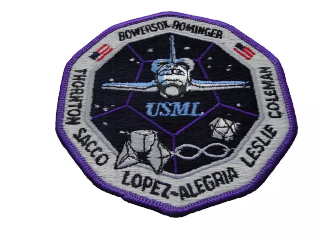 Patch NASA  Space Shuttle Columbia Mission  STS 73  ca 10,3 cm mit Missionsheft