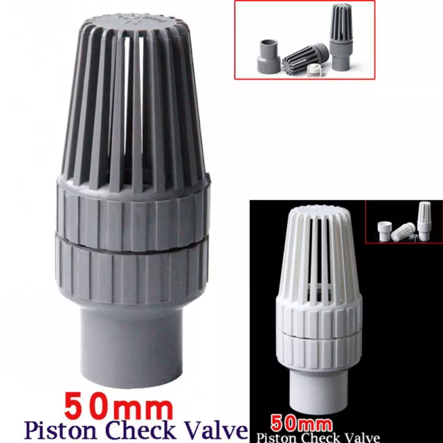 Check Valve PVC Bottom Valve One - way Check Valve Suction Pump Water Inlet Pipe