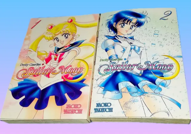 Pretty Guardian Sailor Moon Manga English Vol 1 & Vol 2 2011 Kodansha Comics