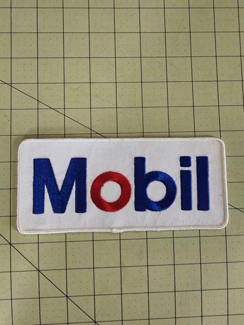 Mobil Gas And Oil Cloth Patch
