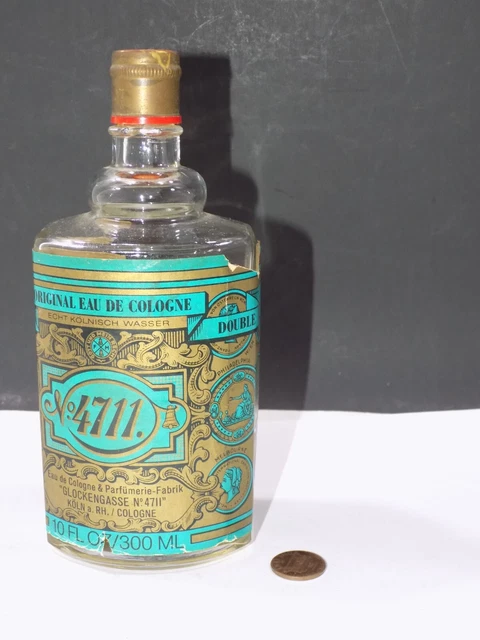 Vintage 10oz 300m Kolnisch Wasser German Glockengasse 4711 Eau de Cologne Bottle Vintage 10oz 300m Kolnisch Wasser German Glockengasse 4711 Eau de Cologne Bottle
