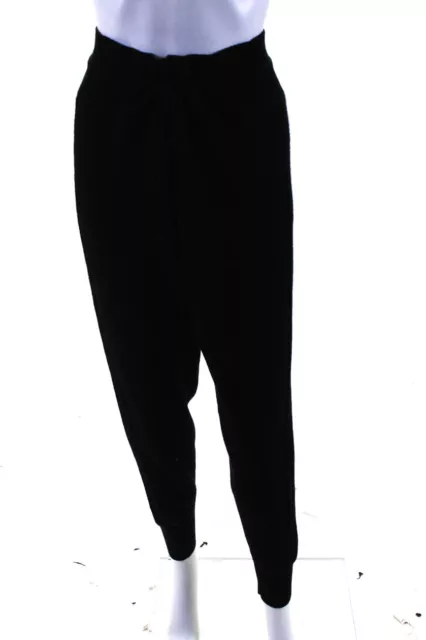 Le Ore Womens Knit Drawstring Slim Leg Lounge Pants Black Cashmere Size XS