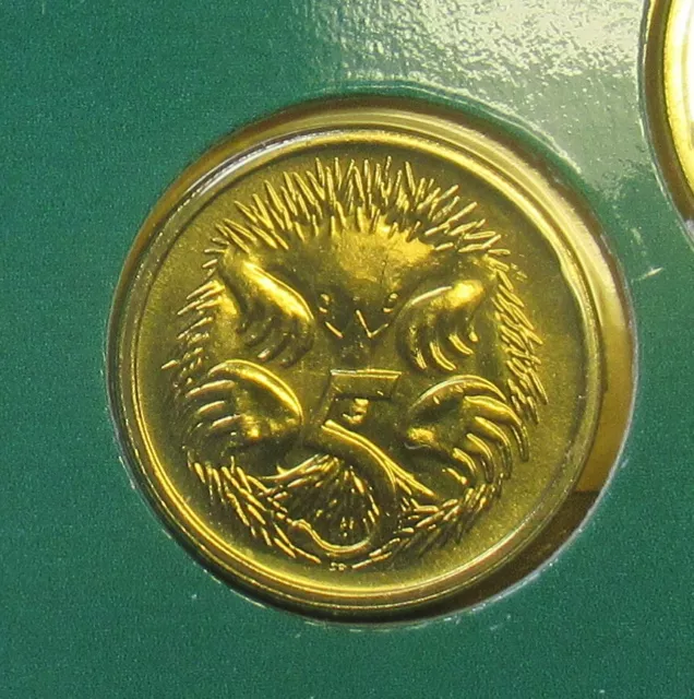 Australia 1985 Echidna 5 Cent BUNC Coin NICE