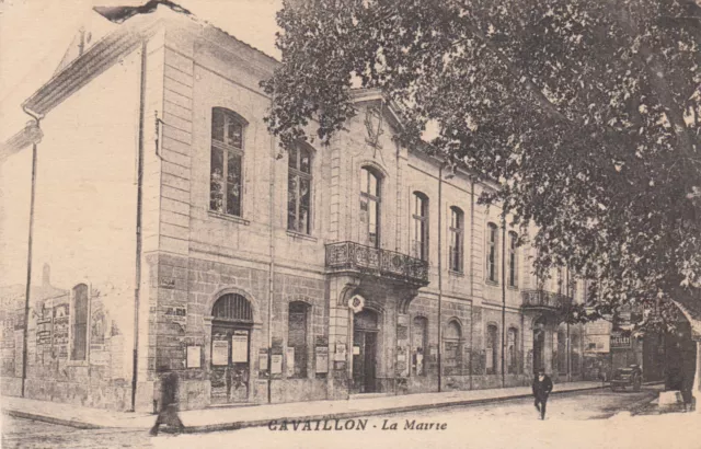 Carte postale ancienne VAUCLUSE CAVAILLON la mairie écrite