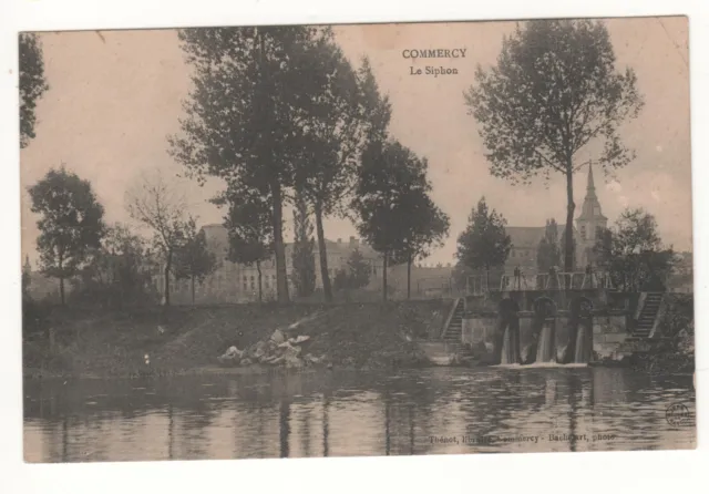Cpa 55 - Commercy :  Le Siphon (Meuse) - Écrite