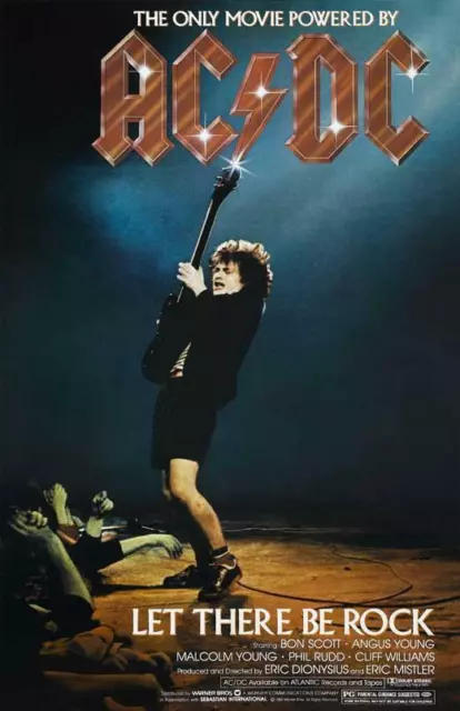 AC/DC LET THERE BE ROCK Movie POSTER 27 x 40 Phil Rudd, Bon Scott, A