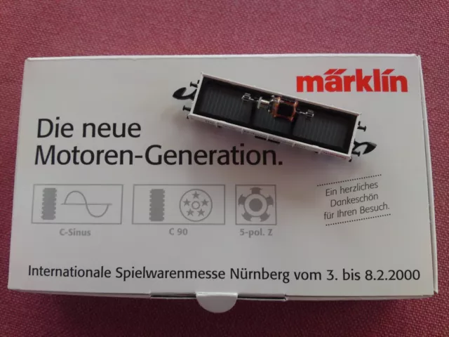 Märklin Güterwagen Z Spielwarenmesse 2000 Nürnberg, Die neue Motoren-Generation