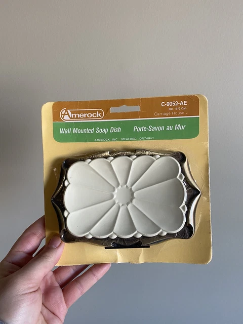 Amerock Carriage House Wall Mounted Soap Dish NEW SEALED Vintage NOS