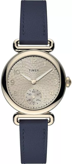 Timex Model 23 Rose Gold-Tone Leather Ladies Watch TW2T88200