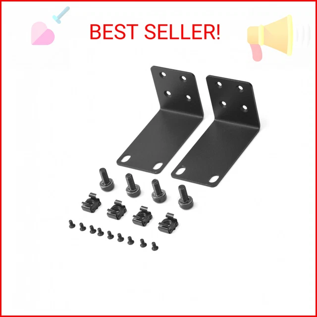 PHYINLAN UNIVERSAL RACK Mount Kit 1U Rack Ears for NETGEAR Series