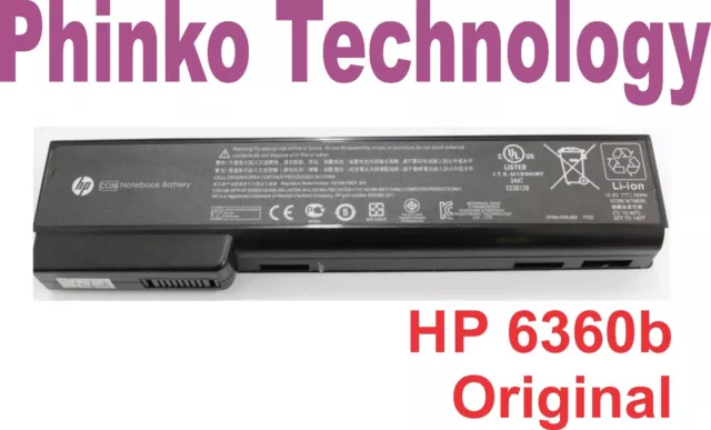 NEW Genuine Battery for HP EliteBook 8460p 8560p ProBook 6360b 6560b HSTNN-LB2G