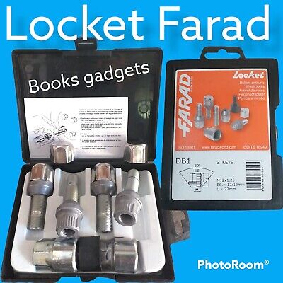 FARAD KIT DADI BULLONI ANTIFURTO PER SUZUKI SWIFT 4X4 ZINCATI FLOWER LOCK FARAD 