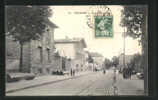 CPA Villejuif, Avenue de l´Asile 1909