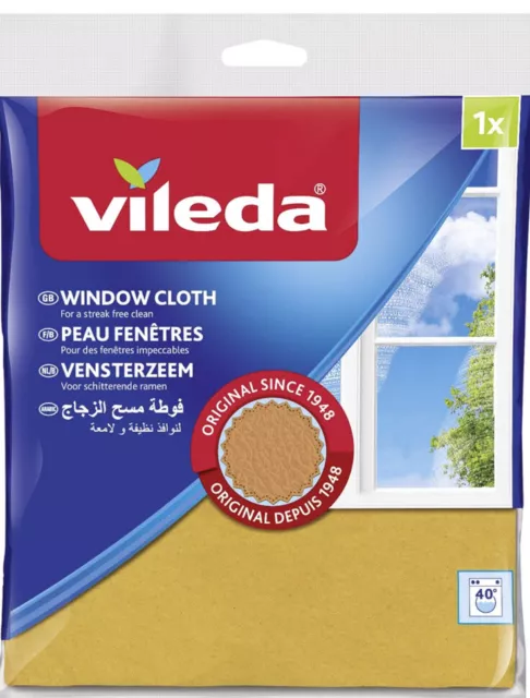 Genuine, Original Vileda Window Cloth. Glass Cleaning Cloth. Spanish Cleaning