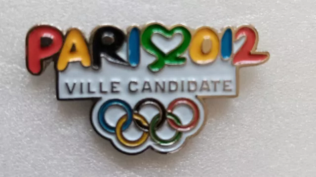 Pin Pin's Paris Candidat Jeux Olympiques Jo 2012 Email Tbe Port A Prix Coûtant