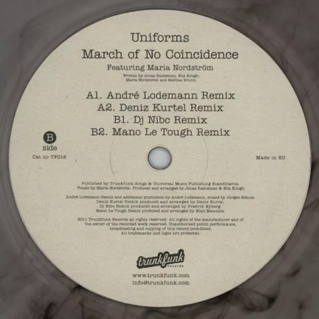 Uniforms Featuring Maria Nordström - March Of (Vinyl 12" - 2011 - SE - Original)