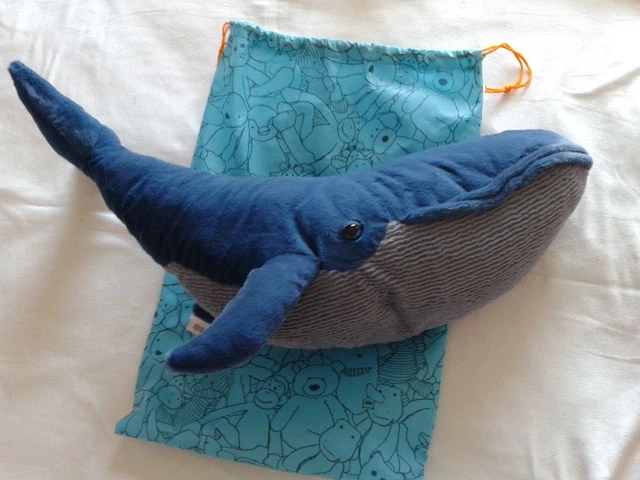 Gilbert the Great Blue Whale (66cm long) by Jellycat
