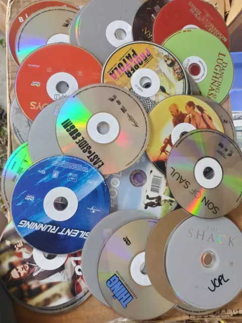 Huge Lot Of 500 + Dvd's - Disc Only -Bulk Wholesale Dvds Free Shipping Random