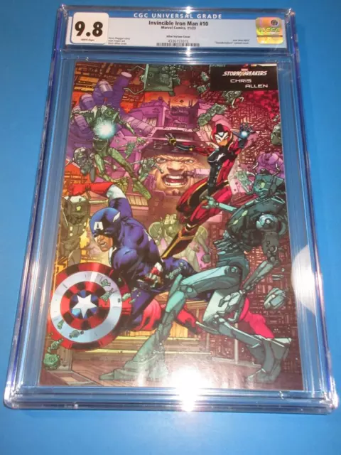 Invincible Iron Man #10 Allen variant CGC 9.8 NM/M Gorgeous Gem Wow
