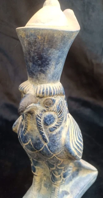 RARE ANCIENT EGYPTIAN Pharaonic Horus Statue God of Sky Antiques ...