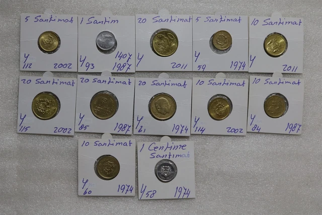 Morocco Santimat Minors - 12 Coins B49 #N620