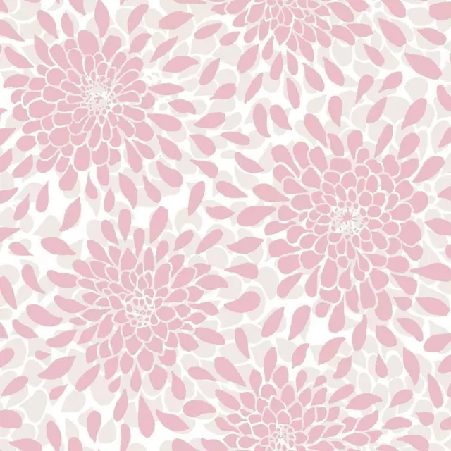 RMK11479WP Pink Glitter Toss the Bouquet Peel and Stick Wallpaper