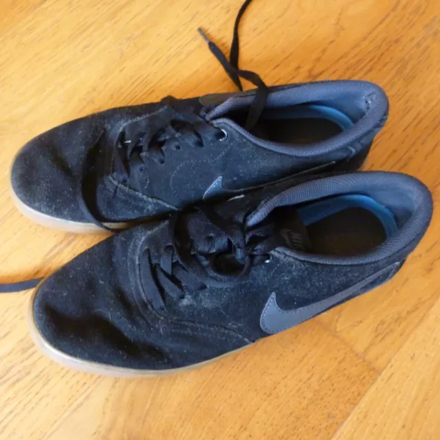 NIKE SB CHECK Skate Shoes Trainers Black Suede Men s UK Size 7 EUR 41 inc UK P P 17.99 PicClick UK