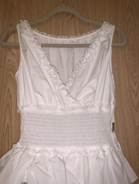 Dolce and Gabbana Broderie Ruffle Dress,40 It.8 UK,new with tags! 3