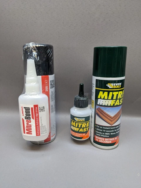 Mitre Kit Adesivo Incollaggio Istantaneo Veloce + Supercolla Industriale Unika Mitrebond