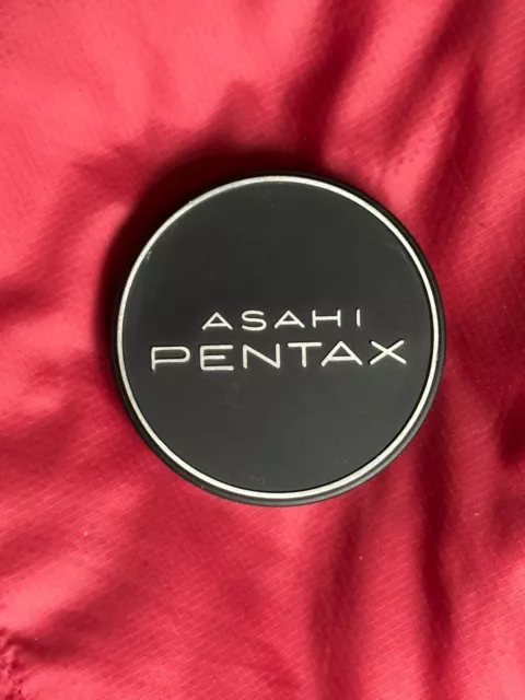 Genuine Vintage Metal Asahi Pentax 49mm Push-on Lens Cap