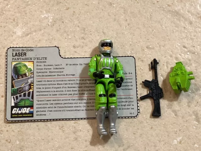 Gi Joe LASER TROOPER (fantassin d'élite) - 1986  - Figurine Hasbro