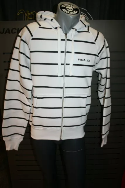 Picaldi 2654 Navy Line Sweater Jacket White Reduced Special Offer Berlin